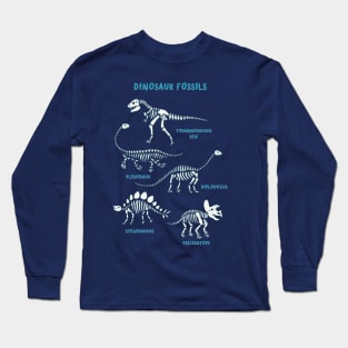 Dinosaur Fossils Long Sleeve T-Shirt